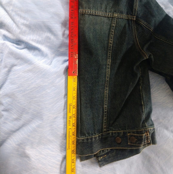 EUC Just Jeans Jnr Dize 14 Trucker/Bike Jacket Cro - Picture 8 of 10